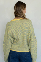 Pin Stripe Babe Cardigan-Sweaters-Vixen Collection, Day Spa and Women's Boutique Located in Seattle, Washington