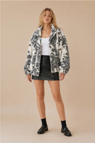 Playing in Paisley Sherpa-Jackets-Vixen Collection, Day Spa and Women's Boutique Located in Seattle, Washington