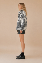 Playing in Paisley Sherpa-Jackets-Vixen Collection, Day Spa and Women's Boutique Located in Seattle, Washington
