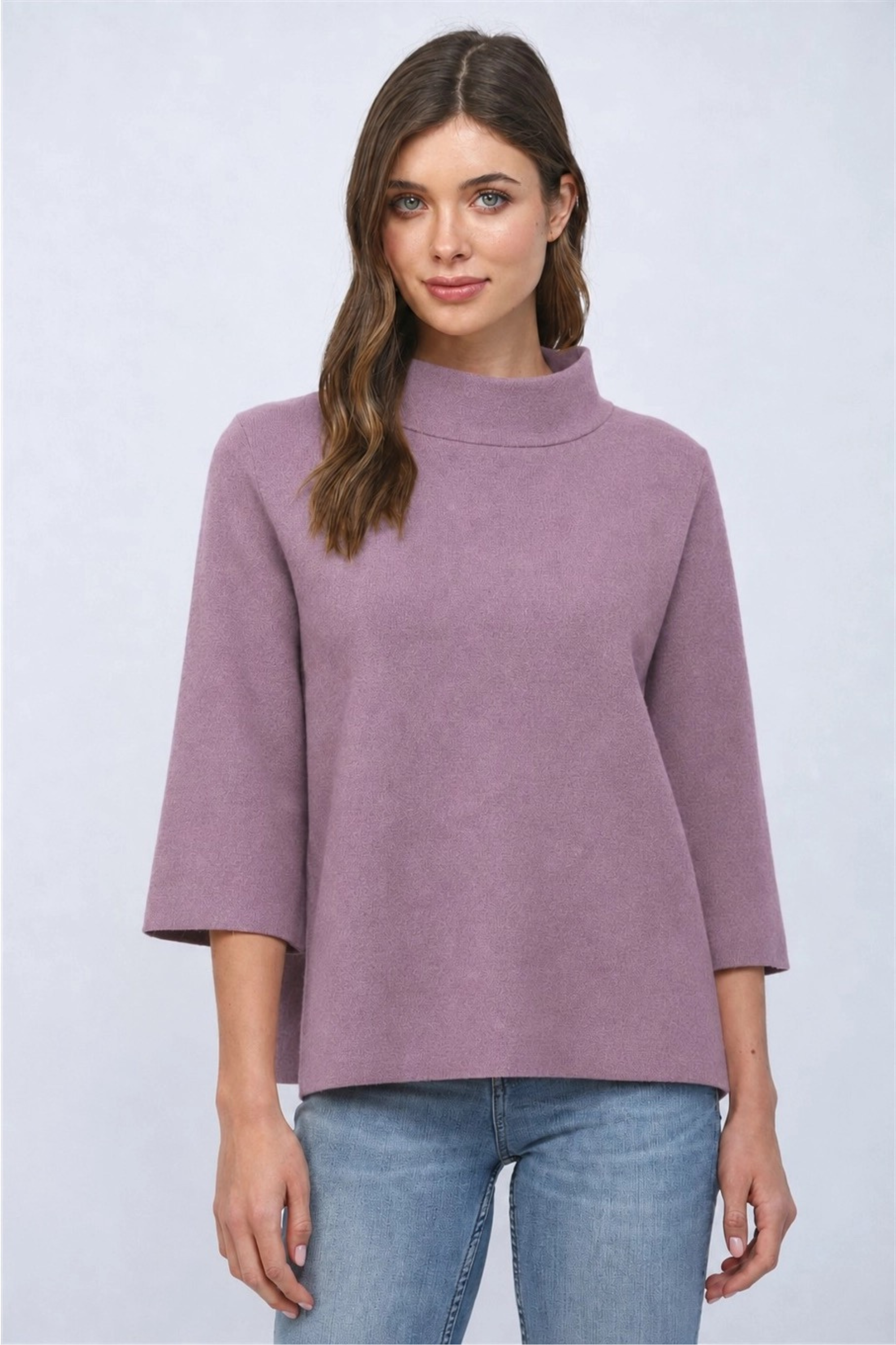 Powder Bell Sleeve Top-Tops-Vixen Collection, Day Spa and Women's Boutique Located in Seattle, Washington