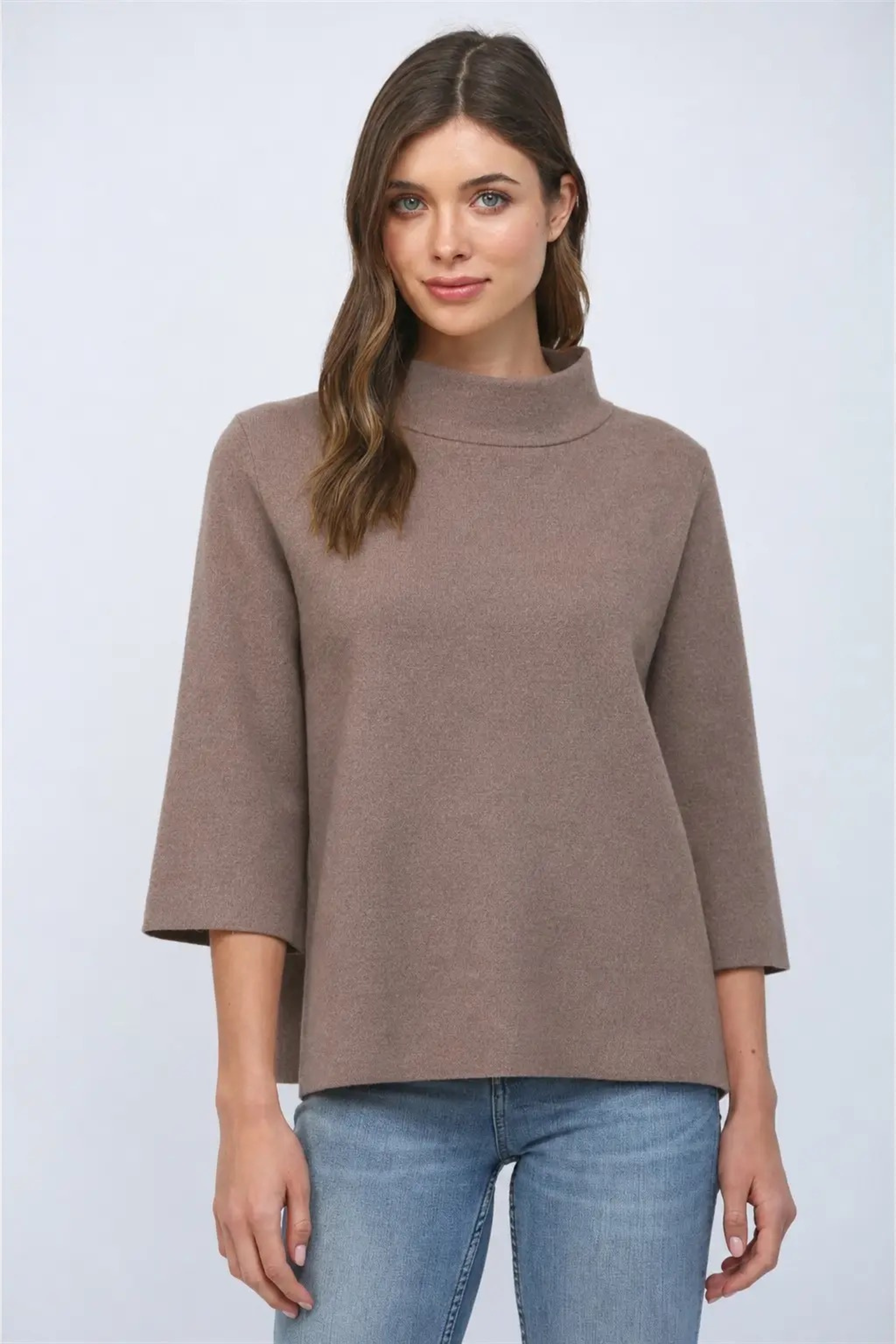 Powder Bell Sleeve Top-Tops-Vixen Collection, Day Spa and Women's Boutique Located in Seattle, Washington