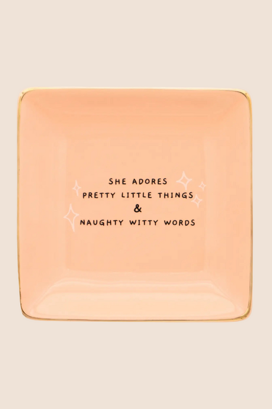 Properly Improper Trinket Tray-Home Decor-Vixen Collection, Day Spa and Women's Boutique Located in Seattle, Washington