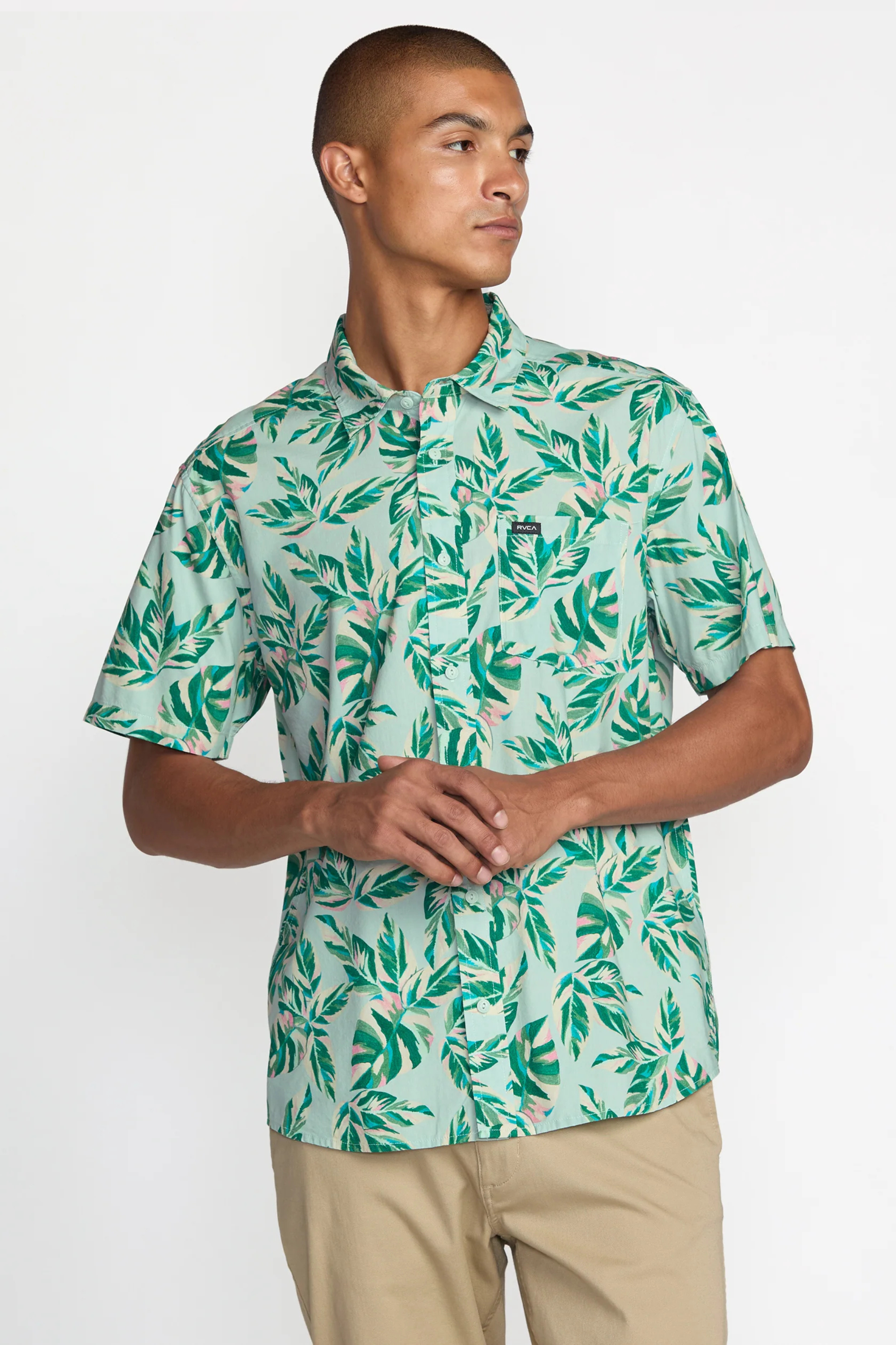 Morning Glory Short Sleeve Shirt-Men’s Tops-Vixen Collection, Day Spa and Women's Boutique Located in Seattle, Washington