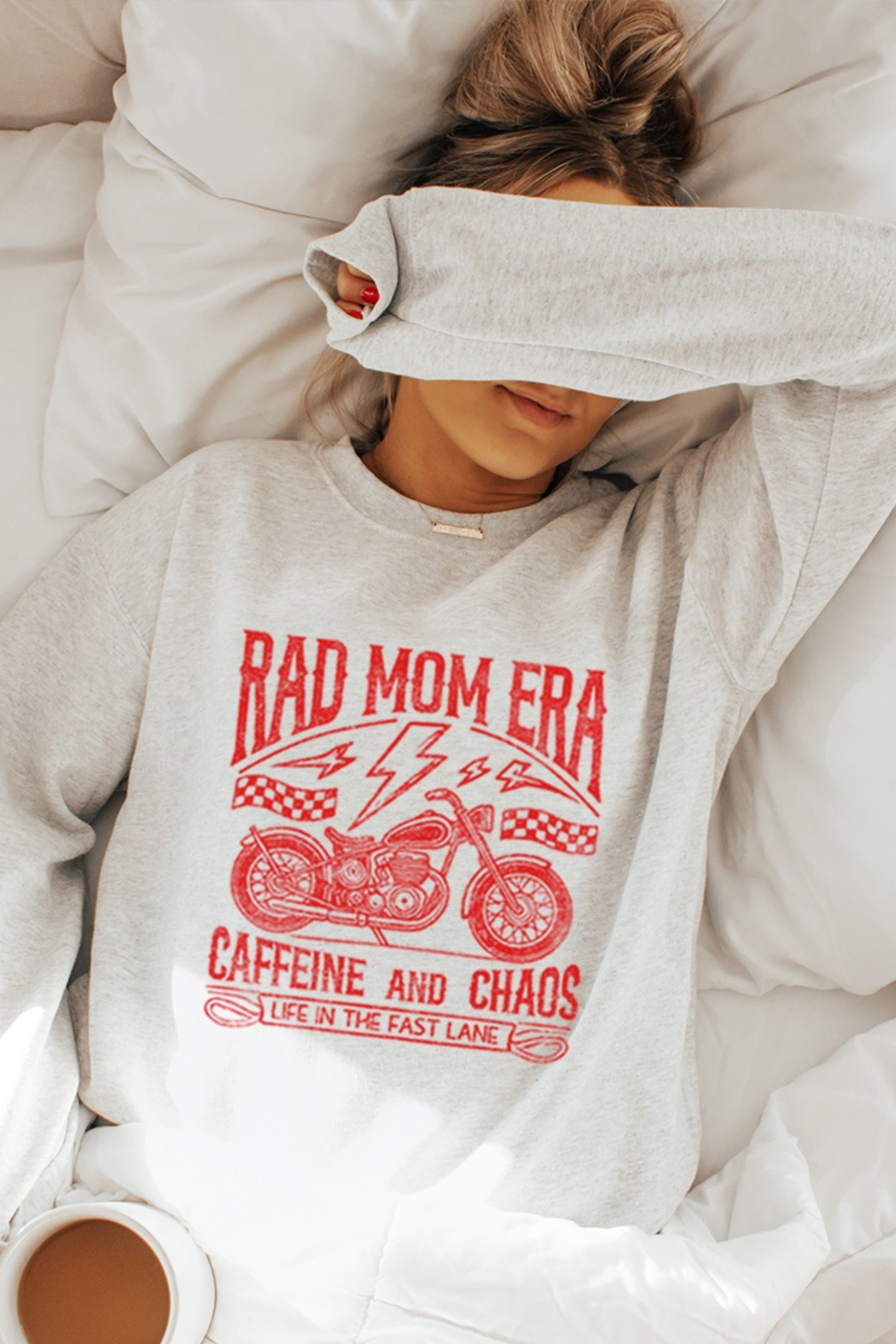 Rad Mom Era Graphic Sweatshirt-Sweatshirts-Vixen Collection, Day Spa and Women's Boutique Located in Seattle, Washington