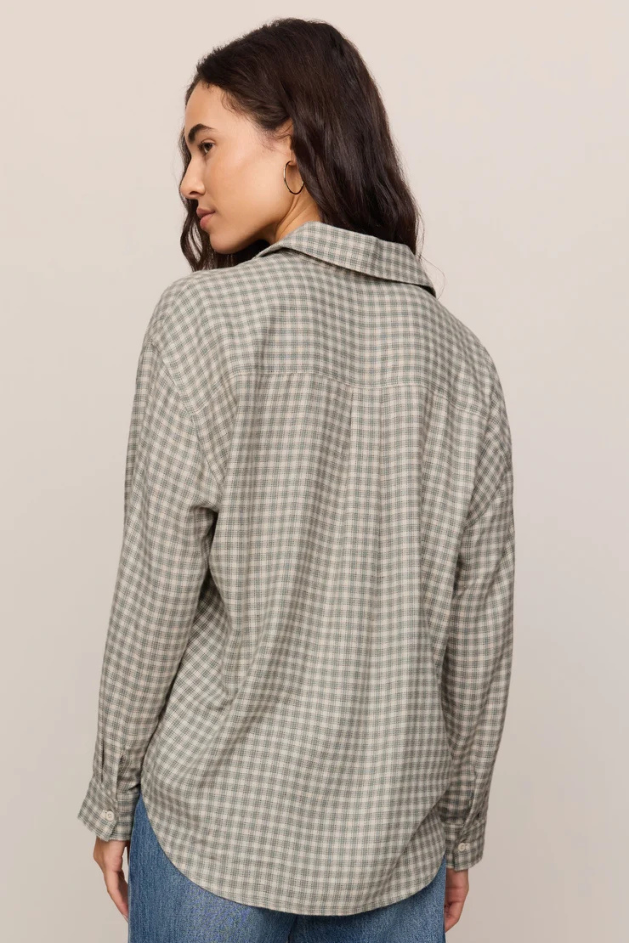 River Plaid Button Up-Long Sleeves-Vixen Collection, Day Spa and Women's Boutique Located in Seattle, Washington