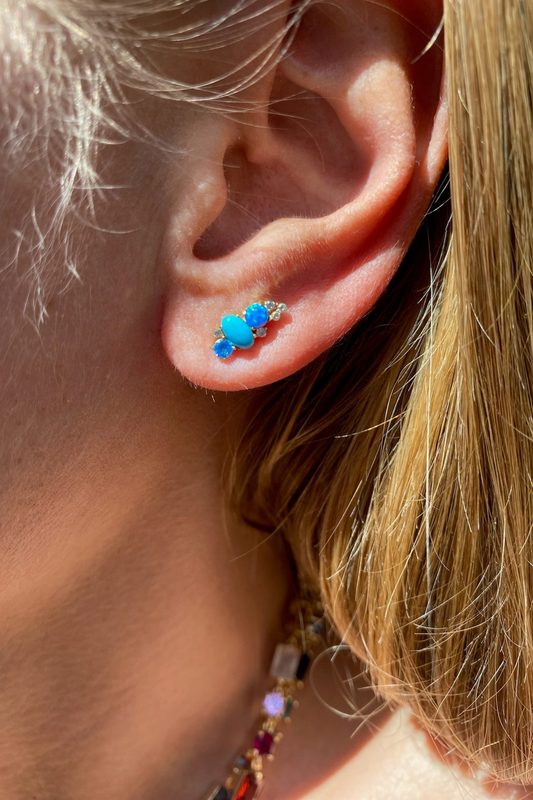 Riviera Stud Earrings-Earrings-Vixen Collection, Day Spa and Women's Boutique Located in Seattle, Washington