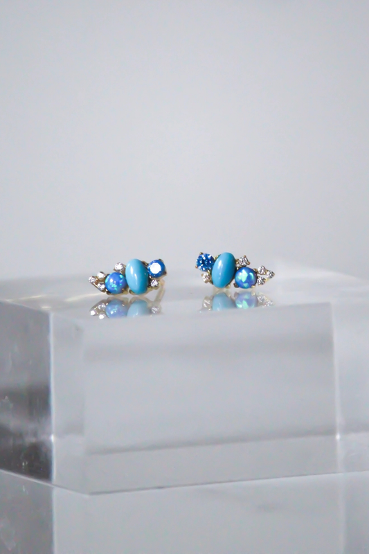 Riviera Stud Earrings-Earrings-Vixen Collection, Day Spa and Women's Boutique Located in Seattle, Washington