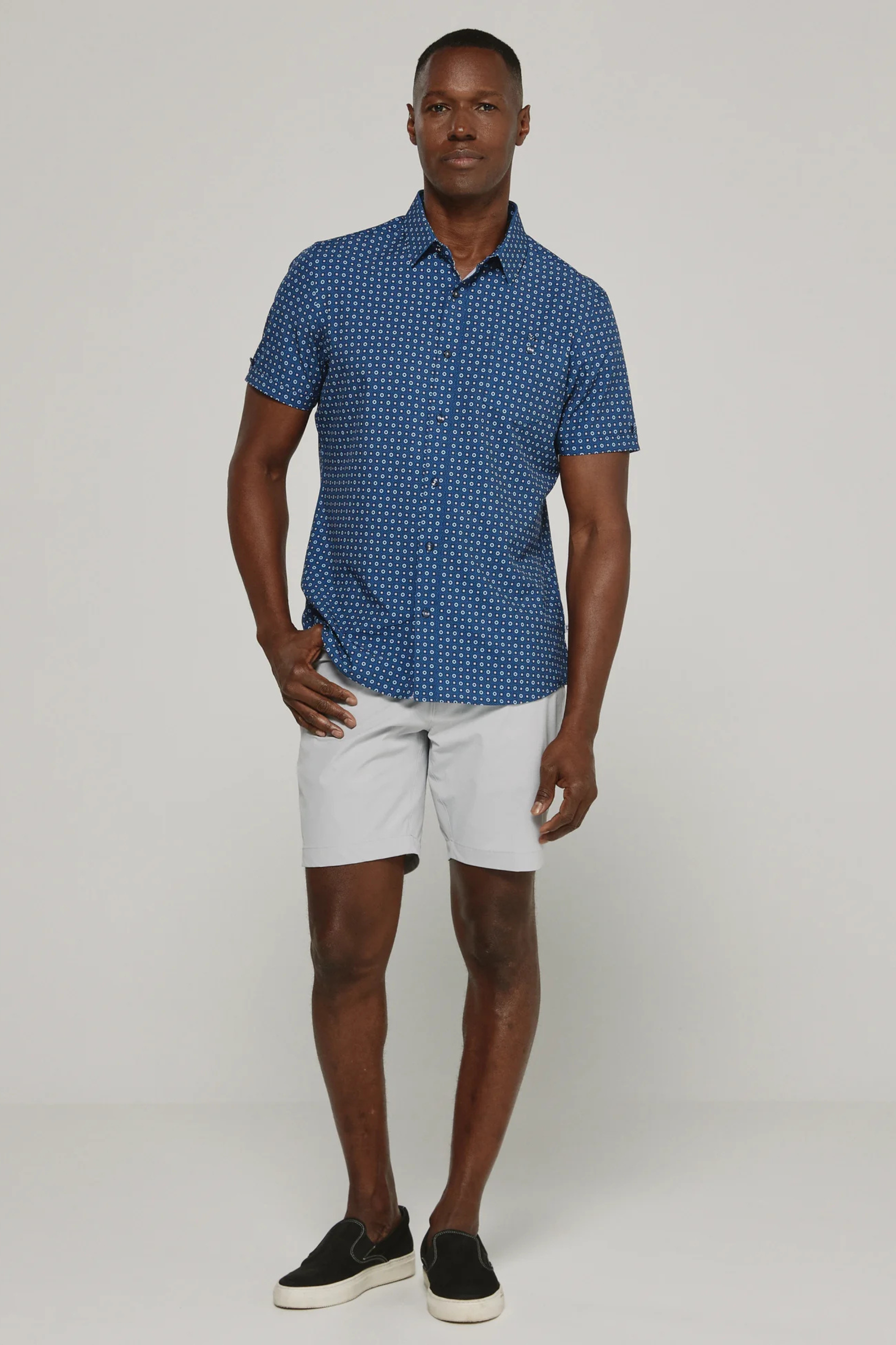 Roche Short Sleeve Shirt-Men's Tops-Vixen Collection, Day Spa and Women's Boutique Located in Seattle, Washington