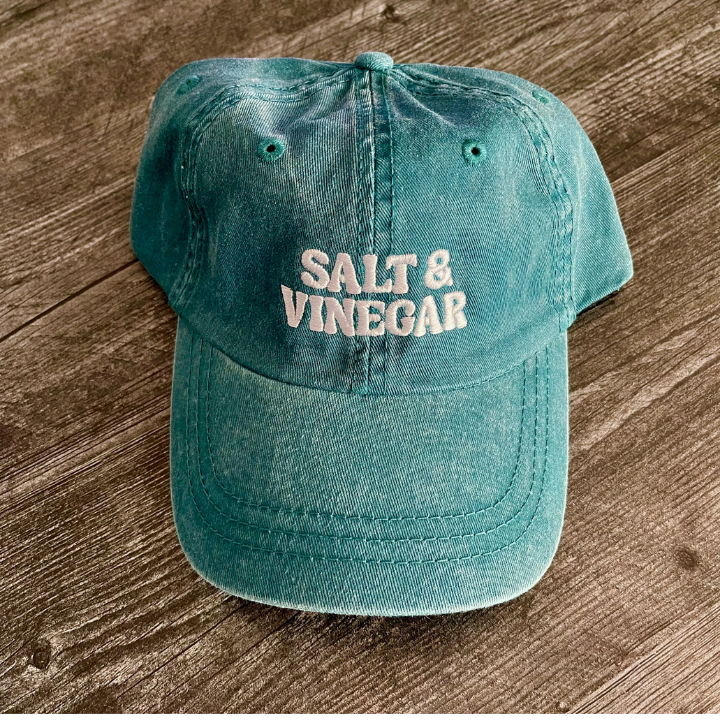 Salt & Vinegar Baseball Cap-Hats-Vixen Collection, Day Spa and Women's Boutique Located in Seattle, Washington