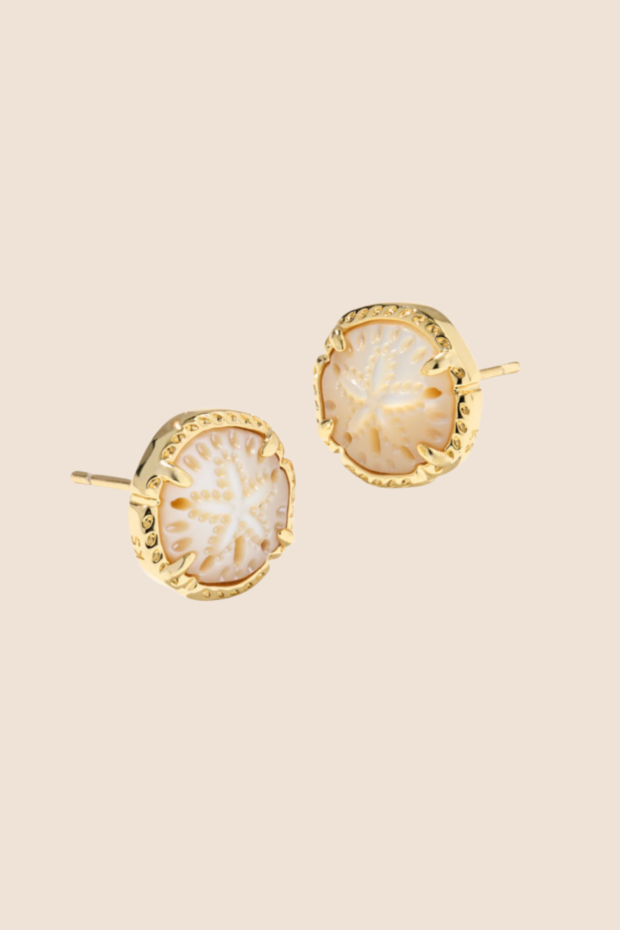 Sand Dollar Stud Earrings-Earrings-Vixen Collection, Day Spa and Women's Boutique Located in Seattle, Washington