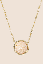 Sand Dollar Short Pendant Necklace-Necklaces-Vixen Collection, Day Spa and Women's Boutique Located in Seattle, Washington