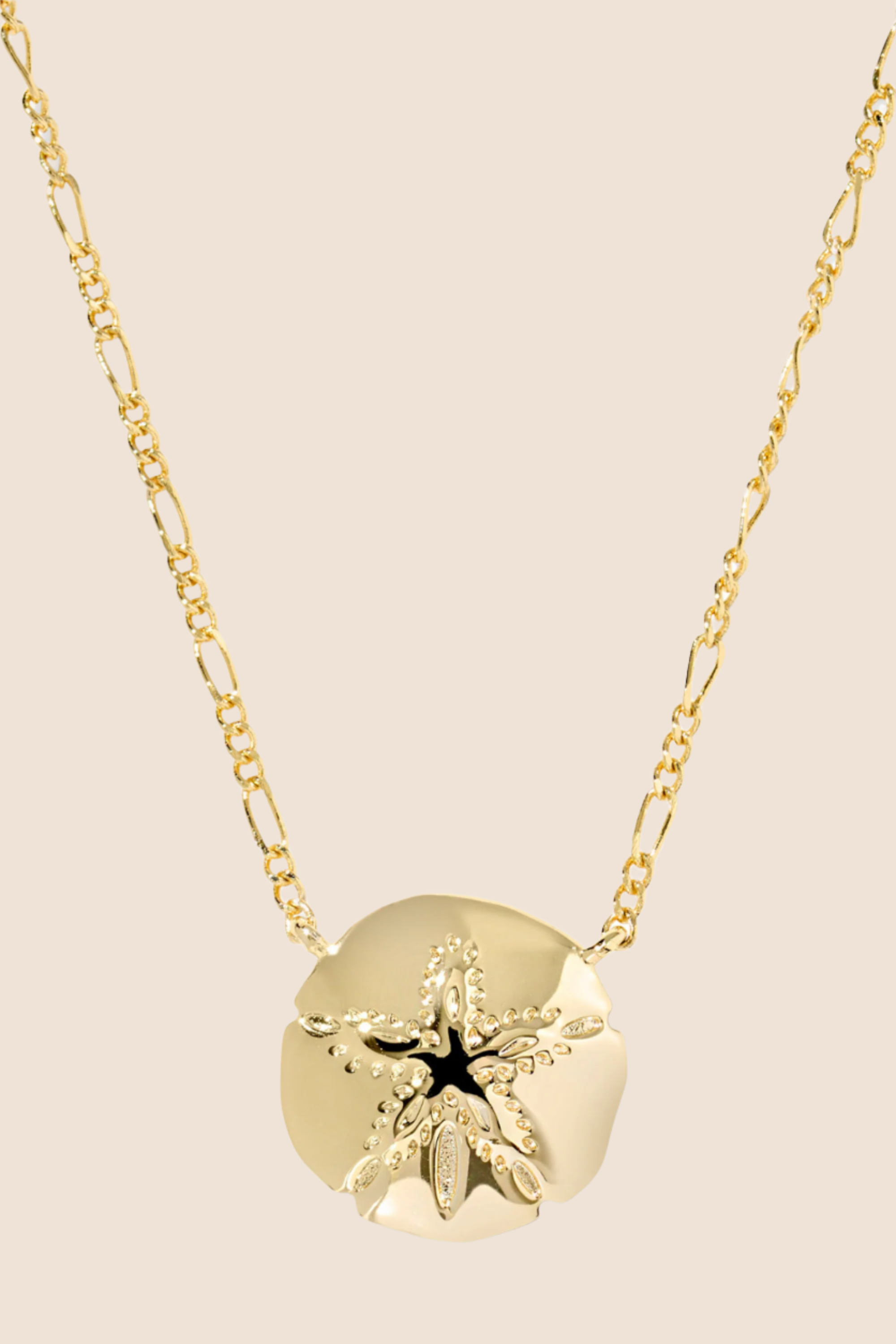 Sand Dollar Short Pendant Necklace-Necklaces-Vixen Collection, Day Spa and Women's Boutique Located in Seattle, Washington