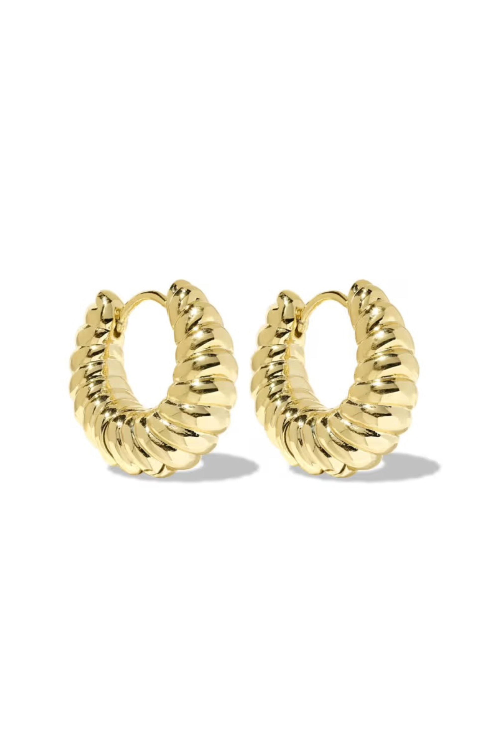 Sandy Huggie Earring-Earrings-Vixen Collection, Day Spa and Women's Boutique Located in Seattle, Washington