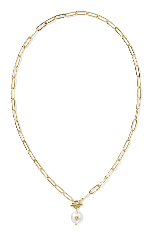 Sasha Heart Short Pendant Necklace-Necklaces-Vixen Collection, Day Spa and Women's Boutique Located in Seattle, Washington
