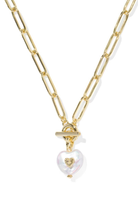 Sasha Heart Short Pendant Necklace-Necklaces-Vixen Collection, Day Spa and Women's Boutique Located in Seattle, Washington