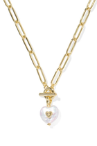 Sasha Heart Short Pendant Necklace-Necklaces-Vixen Collection, Day Spa and Women's Boutique Located in Seattle, Washington