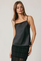 Satin Hour Sleeveless Top
