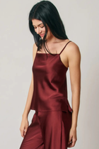 Satin Hour Sleeveless Top