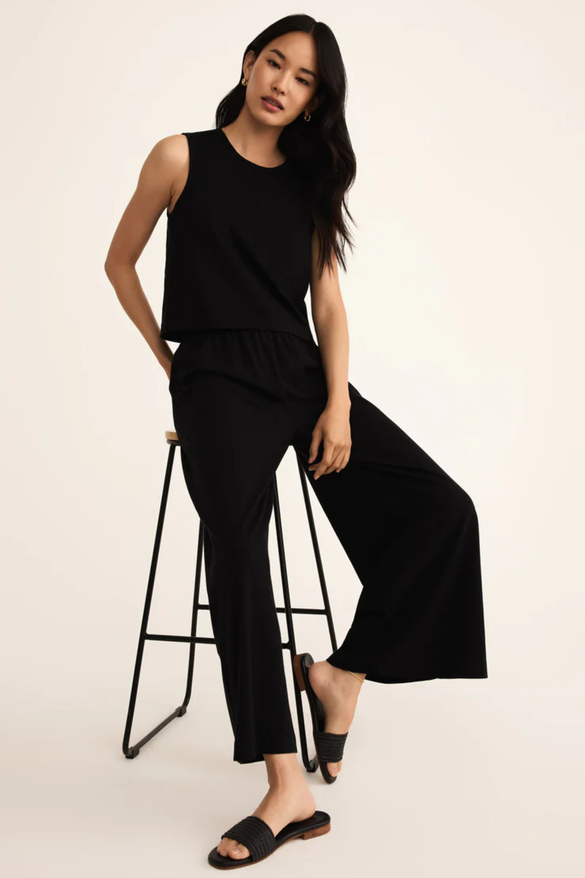 Scout Jersey Crop Flare Pant-Pants-Vixen Collection, Day Spa and Women's Boutique Located in Seattle, Washington