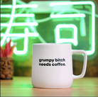 Grumpy... Mug-Drinkware-Vixen Collection, Day Spa and Women's Boutique Located in Seattle, Washington