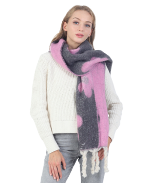 Thick & Cozy Flower Scarf-Scarves-Vixen Collection, Day Spa and Women's Boutique Located in Seattle, Washington