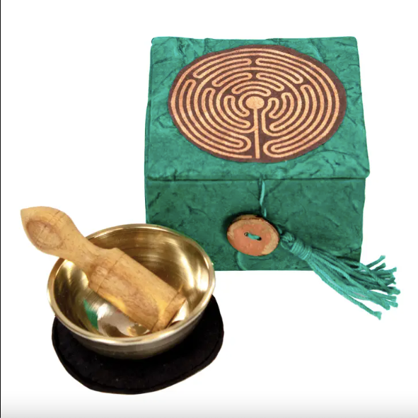 Meditation Bowl Box- 2"-Home Decor-Vixen Collection, Day Spa and Women's Boutique Located in Seattle, Washington