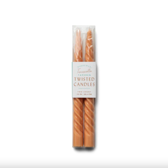 Twisted Flickering Taper 10"-Candles-Vixen Collection, Day Spa and Women's Boutique Located in Seattle, Washington