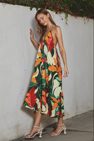 Rio Tropical Night Maxi Dress-Dresses-Vixen Collection, Day Spa and Women's Boutique Located in Seattle, Washington