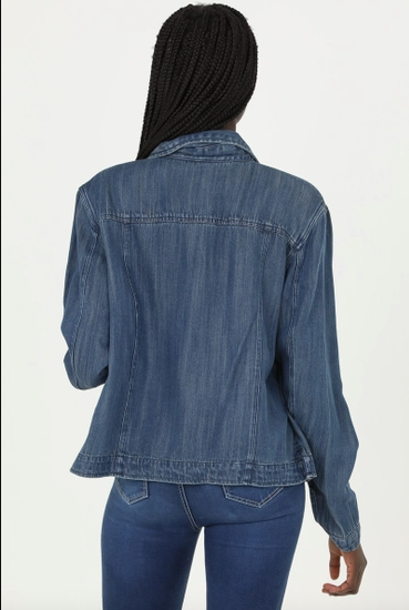 Dungaree Jacket-Jackets-Vixen Collection, Day Spa and Women's Boutique Located in Seattle, Washington