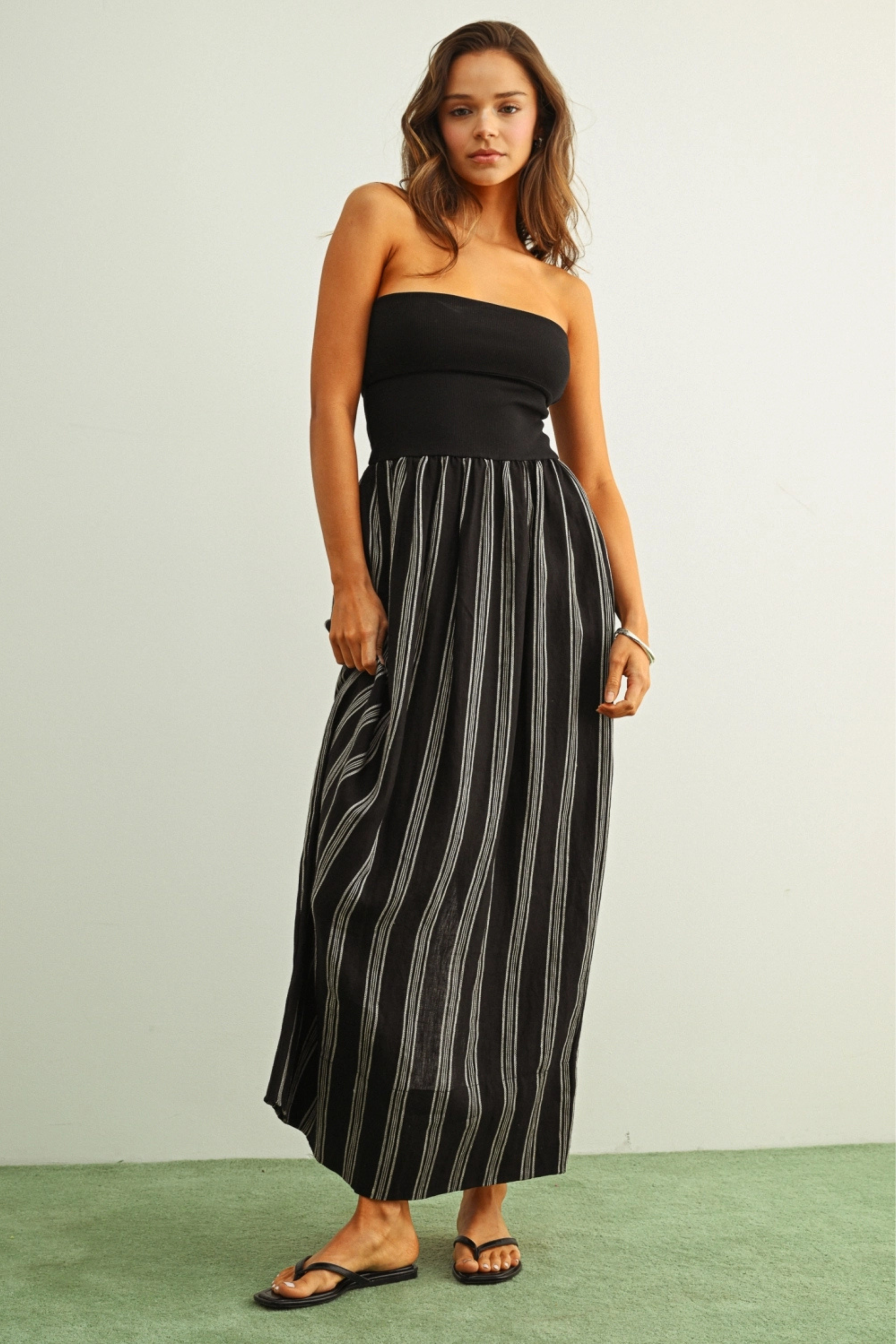 Seabreeze Bandeau Dress-Dresses-Vixen Collection, Day Spa and Women's Boutique Located in Seattle, Washington