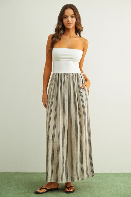 Seabreeze Bandeau Dress-Dresses-Vixen Collection, Day Spa and Women's Boutique Located in Seattle, Washington