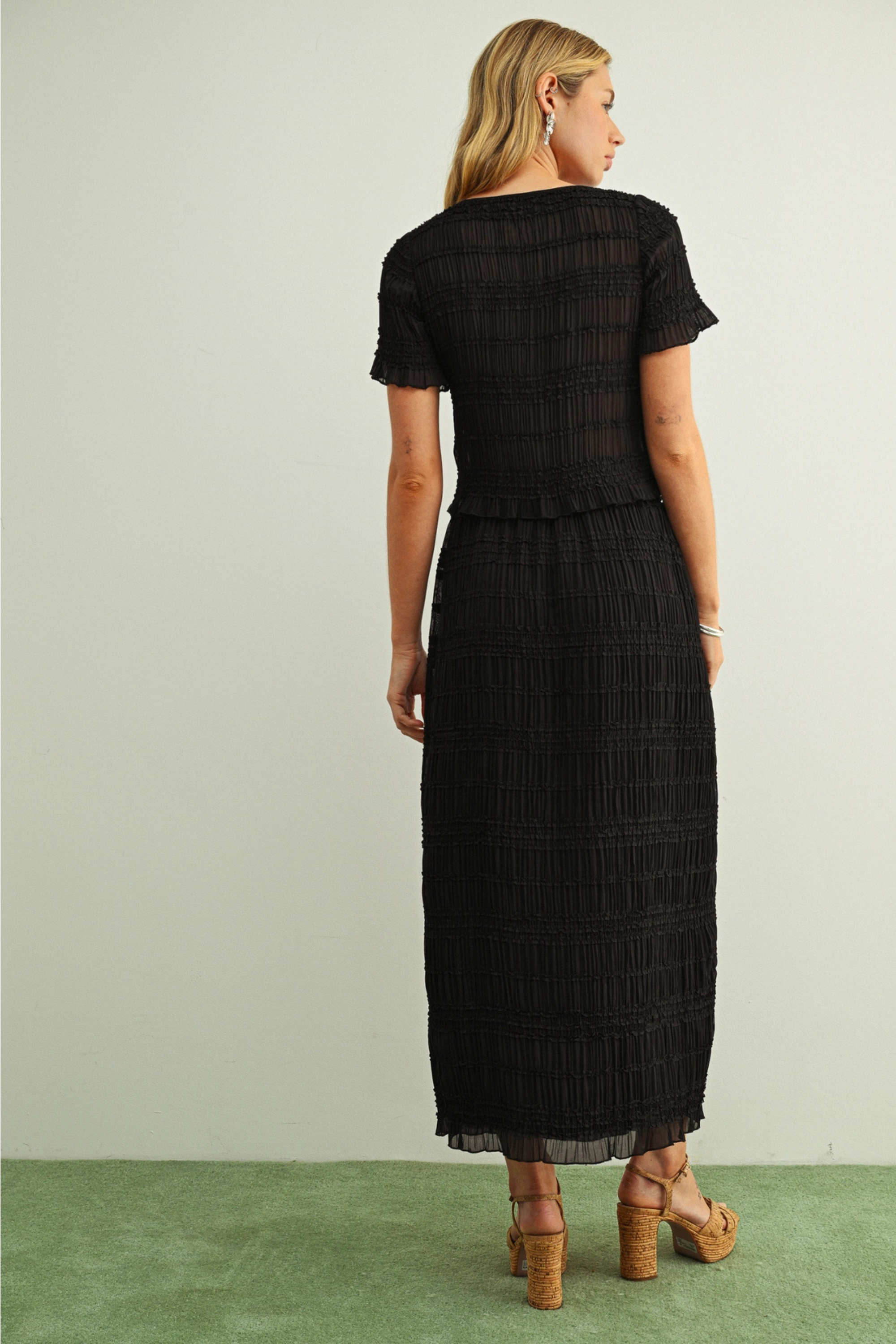 Seabreeze Midi Skirt-Skirts-Vixen Collection, Day Spa and Women's Boutique Located in Seattle, Washington