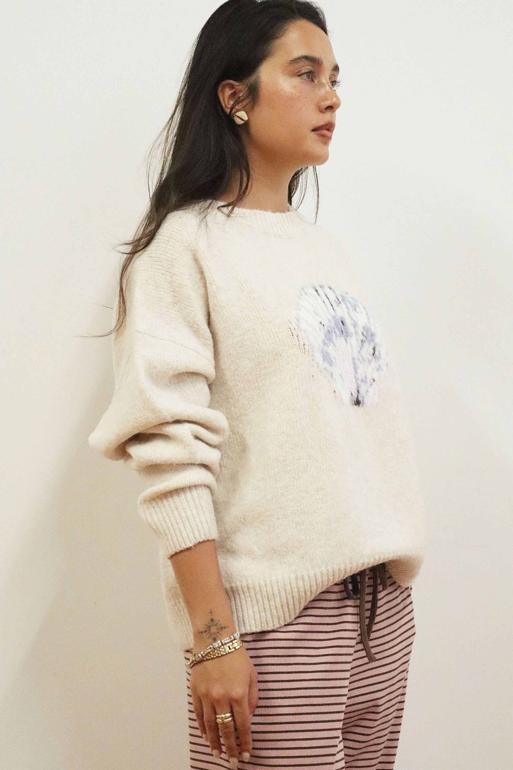 Seashells on the Shore Sweater-Sweaters-Vixen Collection, Day Spa and Women's Boutique Located in Seattle, Washington