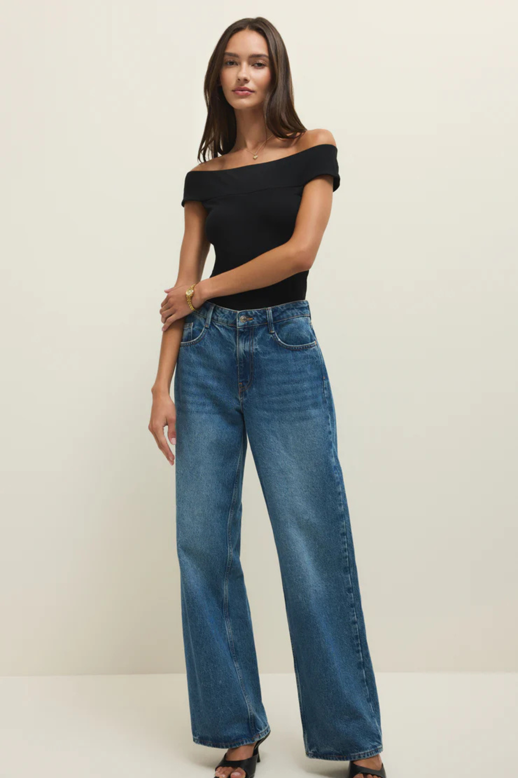 Second Skin Off Shoulder Top-Short Sleeves-Vixen Collection, Day Spa and Women's Boutique Located in Seattle, Washington