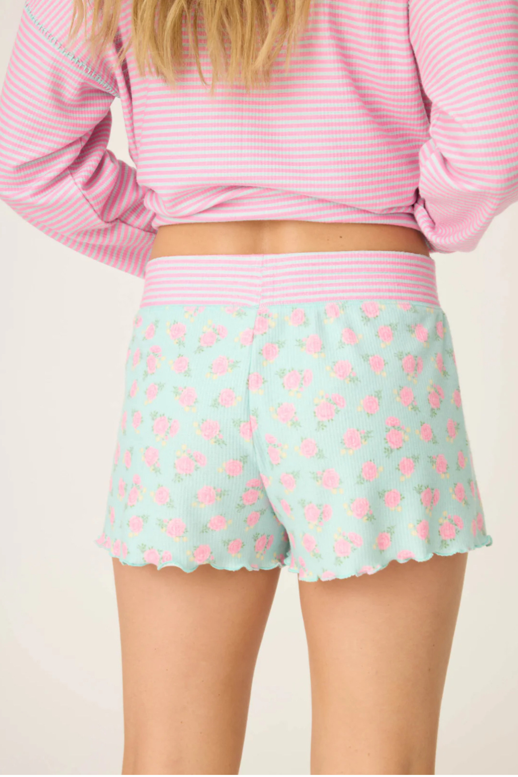 Secret Garden Shorts-Loungewear Bottoms-Vixen Collection, Day Spa and Women's Boutique Located in Seattle, Washington