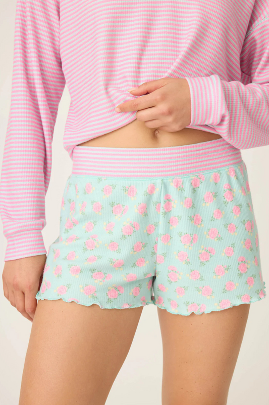 Secret Garden Shorts-Loungewear Bottoms-Vixen Collection, Day Spa and Women's Boutique Located in Seattle, Washington