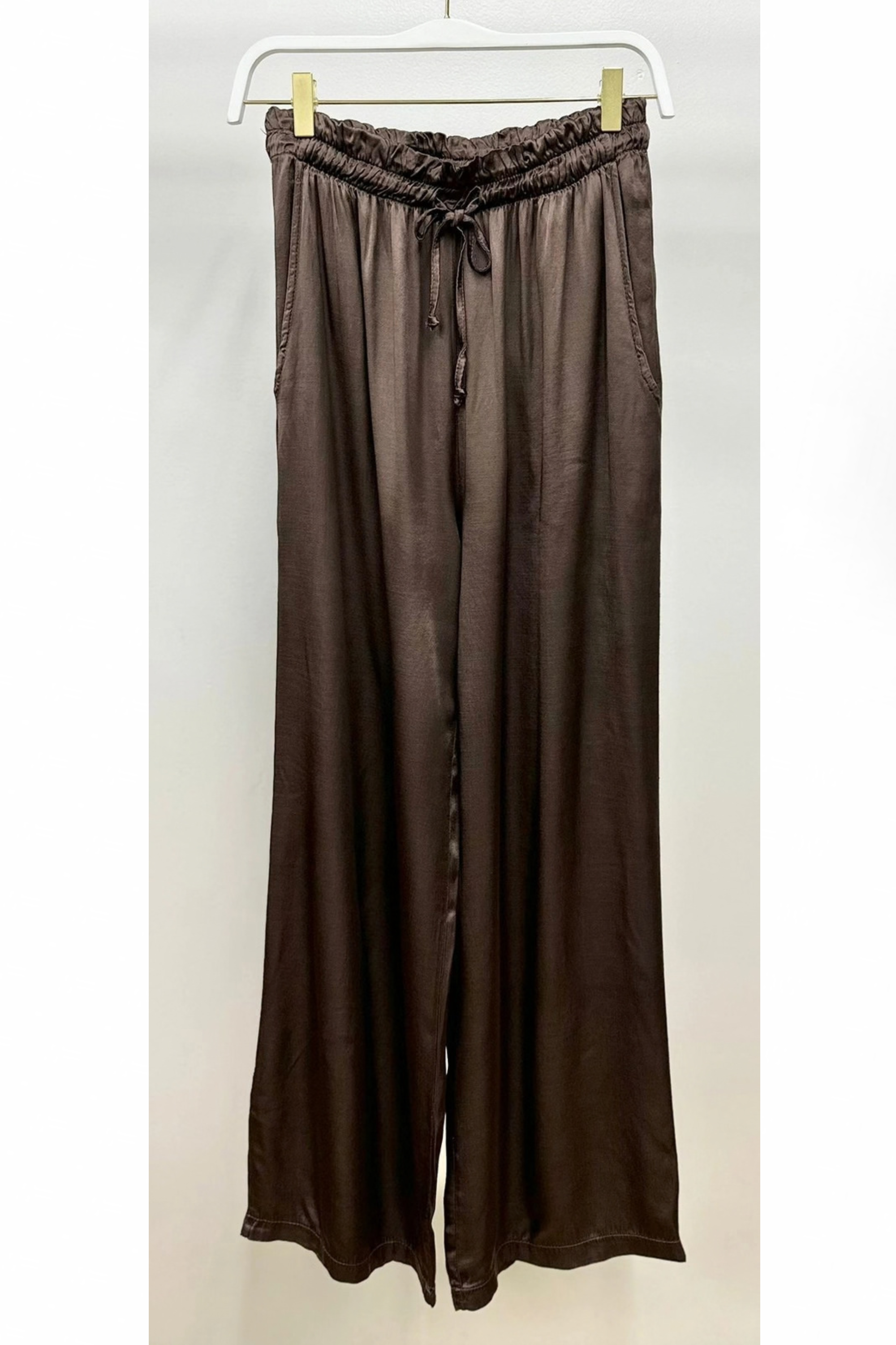 Sexy in Satin Trousers-Pants-Vixen Collection, Day Spa and Women's Boutique Located in Seattle, Washington