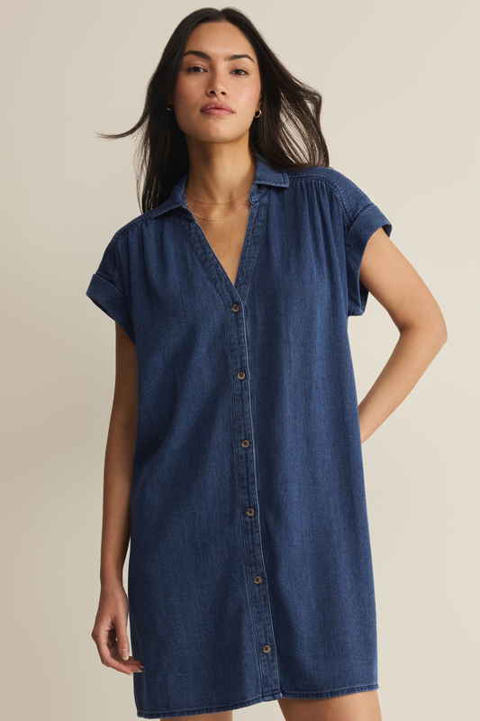 Shellbound Twill Dress