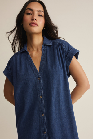 Shellbound Twill Dress