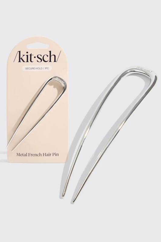 Metal French Hair Pin-Hair Accessories-Vixen Collection, Day Spa and Women's Boutique Located in Seattle, Washington