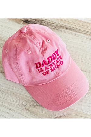 Daddy is a State of Mind Baseball Cap-Hats-Vixen Collection, Day Spa and Women's Boutique Located in Seattle, Washington