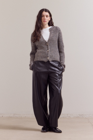 Slate Whisper Cardigan-Sweaters-Vixen Collection, Day Spa and Women's Boutique Located in Seattle, Washington