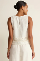 Sloane Embroidered Top-Tank Tops-Vixen Collection, Day Spa and Women's Boutique Located in Seattle, Washington