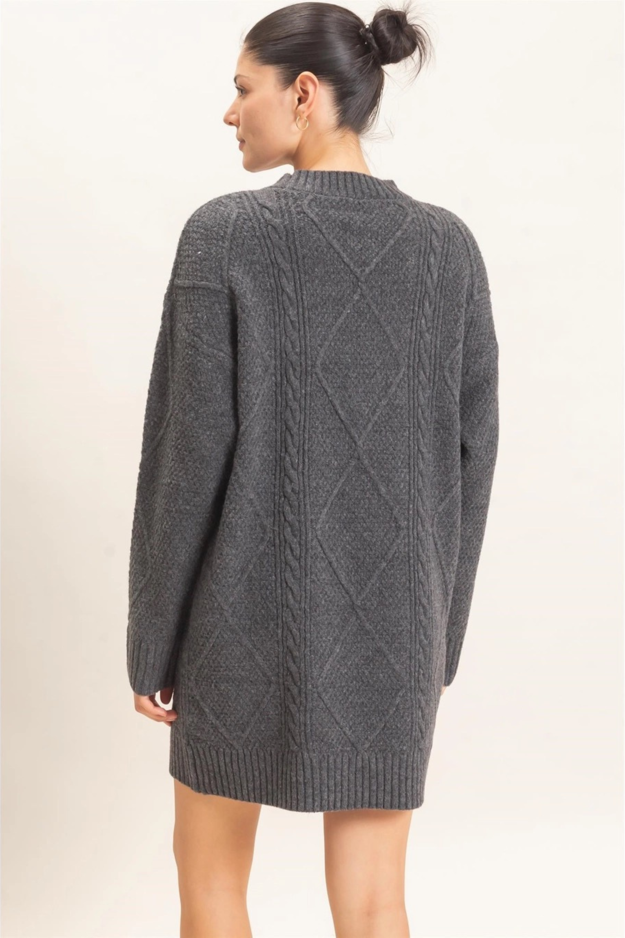 So Sweet Sweater Dress-Dresses-Vixen Collection, Day Spa and Women's Boutique Located in Seattle, Washington