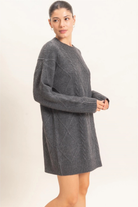 So Sweet Sweater Dress-Dresses-Vixen Collection, Day Spa and Women's Boutique Located in Seattle, Washington