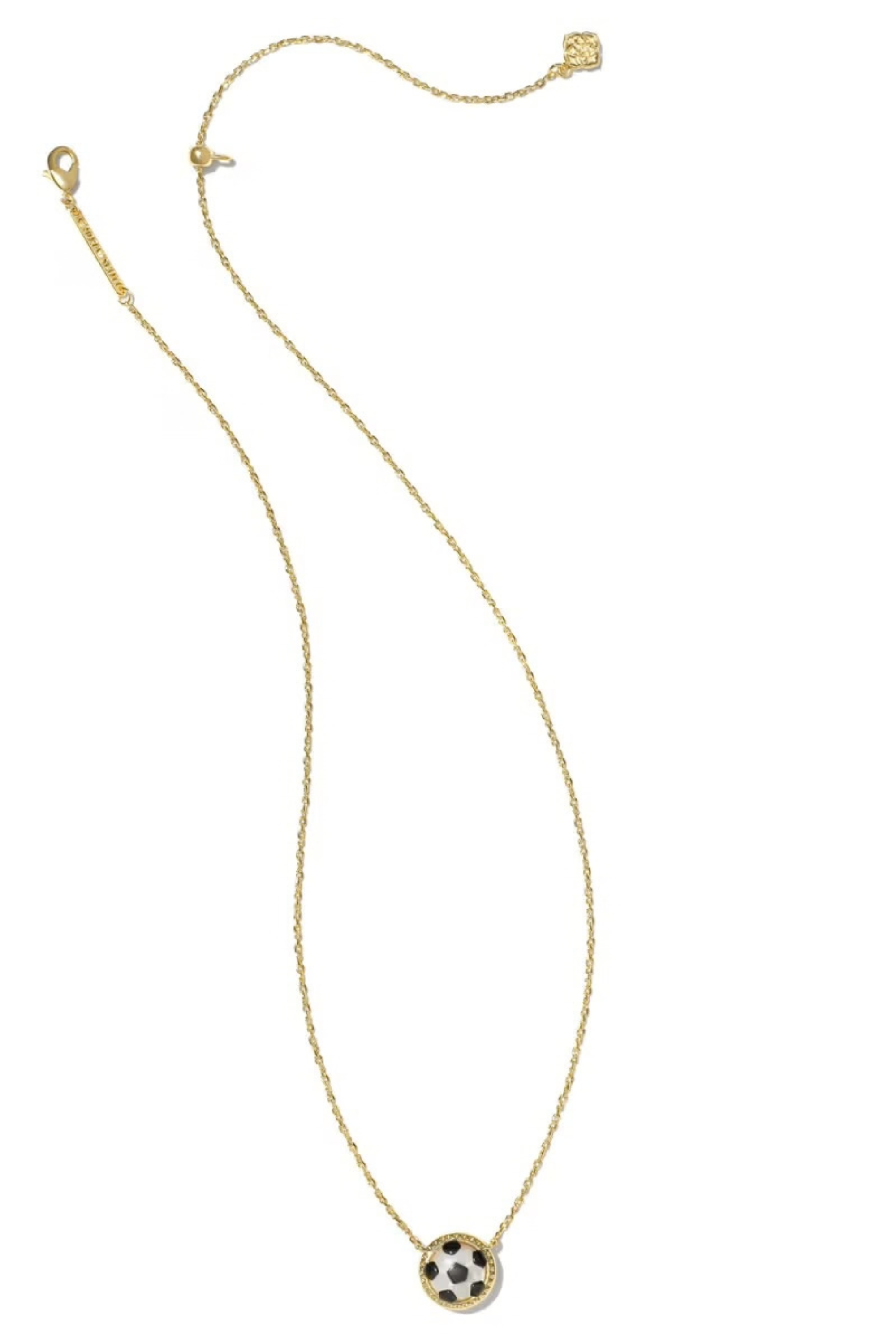 Soccer Short Pendant Necklace-Necklaces-Vixen Collection, Day Spa and Women's Boutique Located in Seattle, Washington