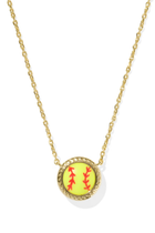 Softball Short Pendant Necklace