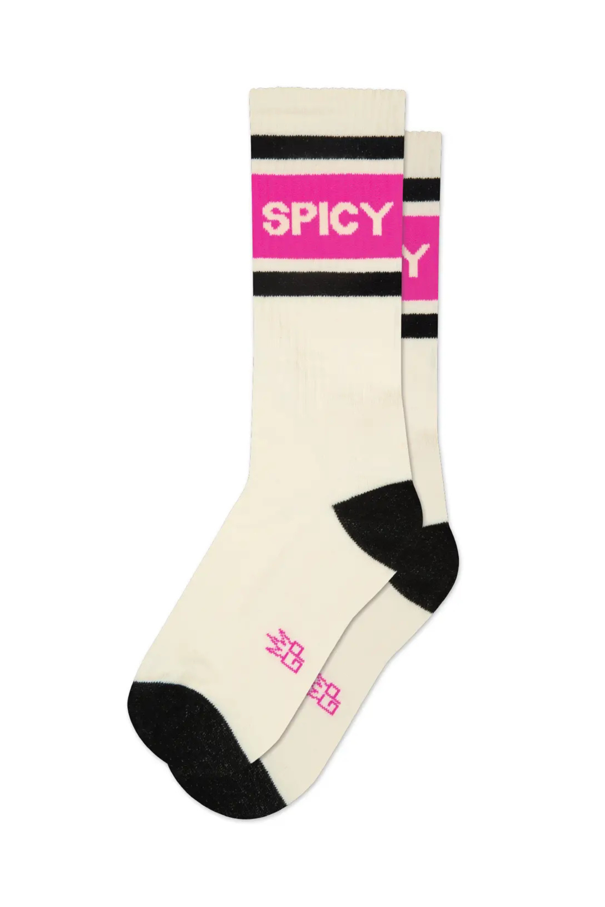 Spicy Gym Crew Socks-Socks-Vixen Collection, Day Spa and Women's Boutique Located in Seattle, Washington