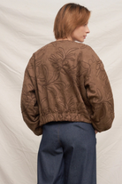 Spring Mornings Bomber Jacket-Jackets-Vixen Collection, Day Spa and Women's Boutique Located in Seattle, Washington