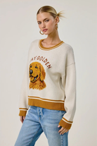 Stay Golden Sweater-Sweaters-Vixen Collection, Day Spa and Women's Boutique Located in Seattle, Washington